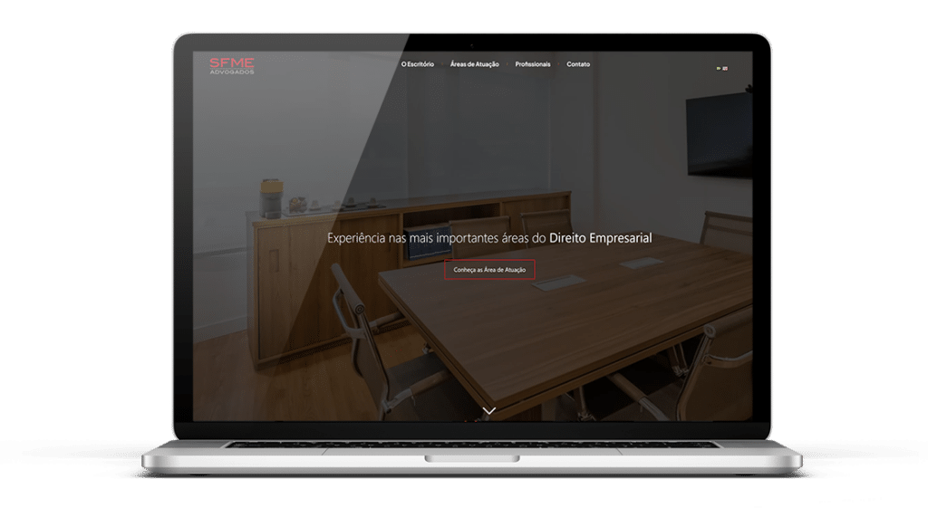 Criação de site institucional para escritório de advocacia