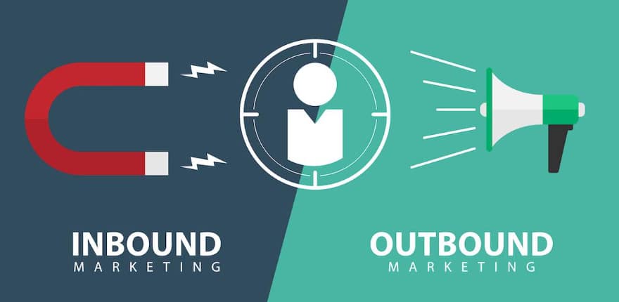 Comparação entre inboud marketing e outbound marketing