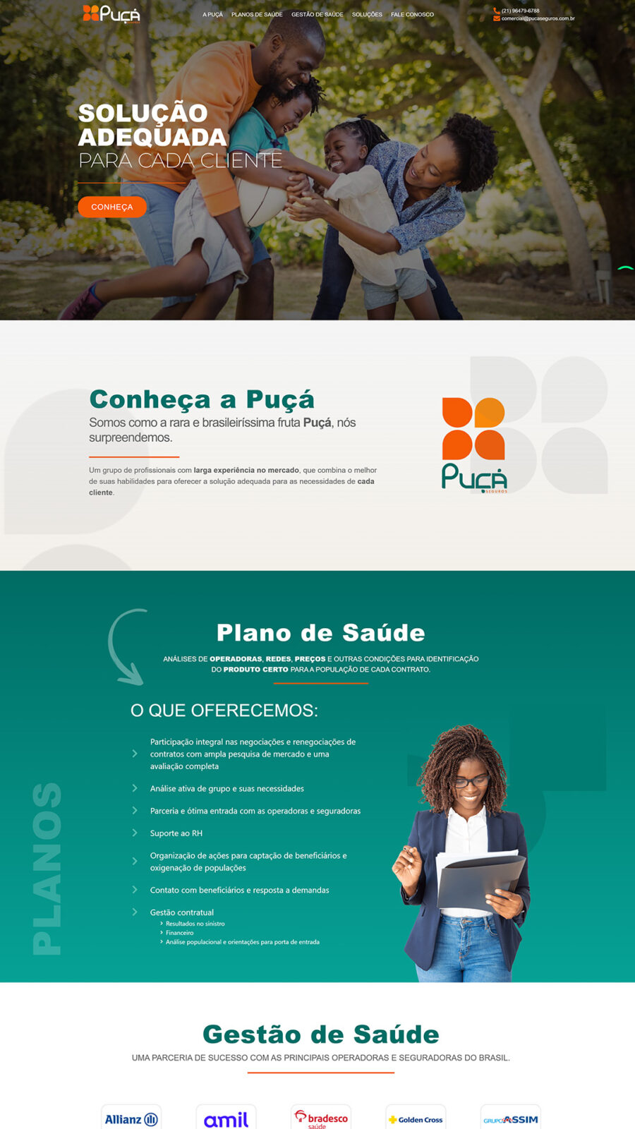 Criação de site corretora de seguros